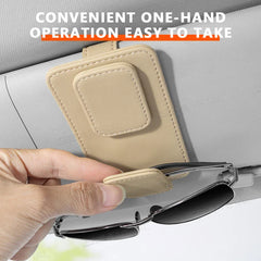 Magnetic Car Glasses Holder – Dual-Clip Sunglasses Organizer Universal Fit