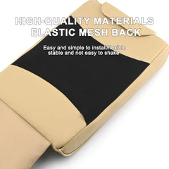 Thick 3D Memory Foam Car Armrest Cushion – Center Console Cover with Tissue Holder
