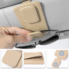 Magnetic Car Glasses Holder – Dual-Clip Sunglasses Organizer Universal Fit
