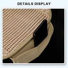 Breathable Ice Silk Car Seat Cover – Cooling Anti-Scratch Cushion for 5-Seat Cars