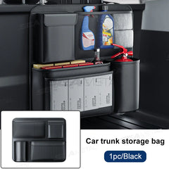 SUV/MPV Trunk Storage Bag – Wear-Resistant PU Leather Seat Back Organizer