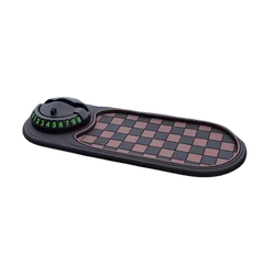 2-in-1 Dashboard Anti-Slip Mat with 360° Rotating Phone Mount – Non-Slip Car Phone Holder