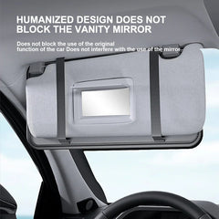 Luxury Car Sun Visor Organizer – PU Leather Multi-Pocket Storage Bag with Glasses Holder