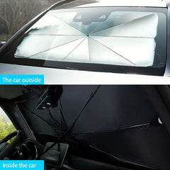 UPF50+ Car Windshield Sun Protection Curtain – 99% UV Blocking Heat Insulation