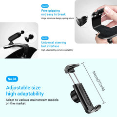 Dashboard Head-Up Phone Holder – 360° Rotating Stable Anti-Slip Car Mount