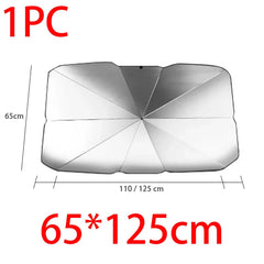 UPF50+ Car Windshield Sun Protection Curtain – 99% UV Blocking Heat Insulation