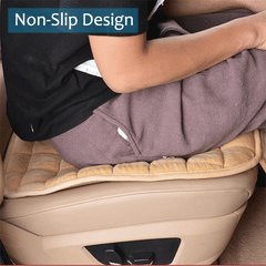 Soft Plush Car Seat Cover – Skin-Friendly Anti-Slip Automotive Seat Cushion for Sedan & SUV