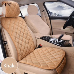 4-Season Plush Car Seat Cushion – Breathable Anti-Slip Cover for Sedan SUV Truck