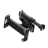 Telescopic Car Headrest Phone & Tablet Holder – Rotating Rear Seat Stand for 5–13 Inch Devices