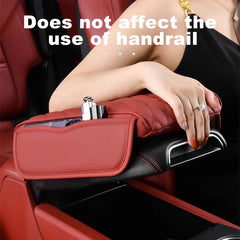 Car Armrest Box Expander Cushion – 5cm Thick Luxury 3D Memory Foam Center Console Pad