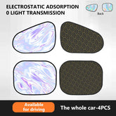 Car Side Window Sun Shade Cover – 4-Layer Electrostatic UV Blocker (99.9%) for Baby Protection