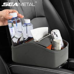 5-in-1 Center Console Armrest Extension – Organizer with Cup & Tissue Holder