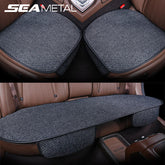 Vlas Linnen Autostoelhoes – Ademende Universele Stoelbeschermer voor Auto, Vrachtwagen & SUV