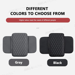 Breathable Car Arm Rest Cushion – Anti-Scratch Center Console Cover with Storage Bag
