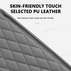 Breathable Car Arm Rest Cushion – Anti-Scratch Center Console Cover with Storage Bag
