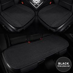 Breathable Ice Silk Car Seat Cover – Cooling Anti-Scratch Cushion for 5-Seat Cars
