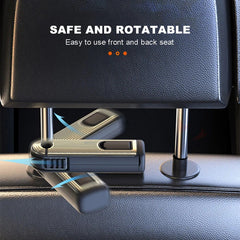 Multifunctional Car Headrest Hook – Large Load-Bearing Seat Back Hanger