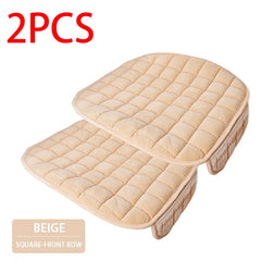 Soft Plush Car Seat Cover – Skin-Friendly Anti-Slip Automotive Seat Cushion for Sedan & SUV