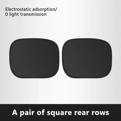 4-Layer Electrostatic Car Side Window Sun Shade – 99.9% UV Ray Blocking Curtain