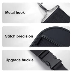 7-Pocket Car Seat Back Organizer – PU Leather All-in-One Hanging Storage with Cup & Tissue Holder