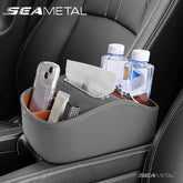 Multi-Functional Car Center Console Organizer – PU Leather Arm Rest Storage Box