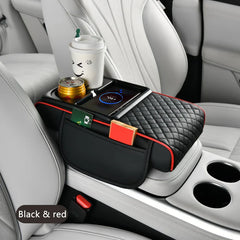 Universal 15W Wireless Charging Armrest Pad – 7.5cm Thick Center Console Cushion
