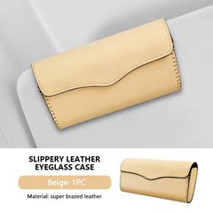 Soft Lined Car Sun Visor Glasses Case – Magnetic Stable Eyeglasses Protector