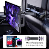 Newest Car Back Seat Phone Holder – Telescopic Tablet Mount for 4–12.9 Inch Devices