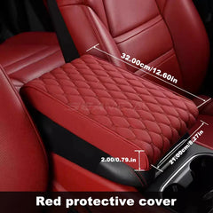 Car Armrest Box Expander Cushion – 5cm Thick Luxury 3D Memory Foam Center Console Pad