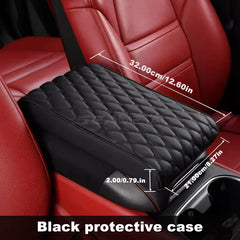 Car Armrest Box Expander Cushion – 5cm Thick Luxury 3D Memory Foam Center Console Pad