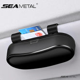 Car Sun Visor Sunglasses Storage Box – Anti-Scratch Glasses Organizer Universal Fit