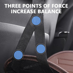 Adjustable Car Rear Seat Footrest – Kids Passenger Leg Support Holder
