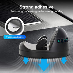 Head-Up Car Phone Mount – Flexible 360° Rotation Anti-Slip Holder for 4–7 Inch Smartphones