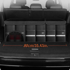 110L Foldable Car Trunk Storage Box – Waterproof Oxford Cloth Large-Capacity Organizer for Camping & Fishing