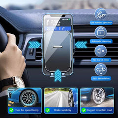 Universal Car Air Vent Phone Holder – 360° Adjustable Mount for 4.7–7.2 Inch Smartphones