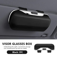 Car Sun Visor Sunglasses Holder – Extra-Large Anti-Scratch Hard Protection Case