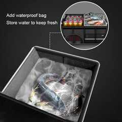 110L Foldable Car Trunk Storage Box – Waterproof Oxford Cloth Large-Capacity Organizer for Camping & Fishing