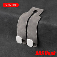 Car Headrest Hanging Hook – Premium Suede 20KG Heavy-Duty Storage Hook