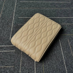 Thickened Car Armrest Box Cushion – 3D Memory Foam PU Leather Console Cover