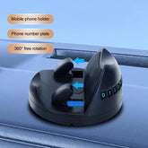 Head-Up Car Phone Mount – Flexible 360° Rotation Anti-Slip Holder for 4–7 Inch Smartphones