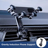 Stable Gravity Car Vent Phone Mount – Adjustable Telescopic Holder for 4.7–7 Inch Smartphones