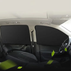2Pcs Magnetic Car Window Sun Shades – Summer UV Protection Privacy Curtains