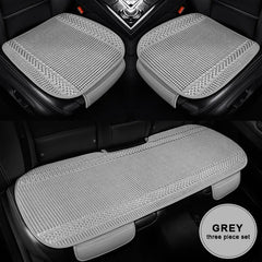 Breathable Ice Silk Car Seat Cover – Cooling Anti-Scratch Cushion for 5-Seat Cars