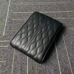 Thickened Car Armrest Box Cushion – 3D Memory Foam PU Leather Console Cover