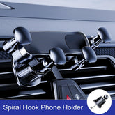 Gravity Car Phone Holder – Telescopic Air Vent Mount with 360° Rotation for 4.7–7 Inch Phones