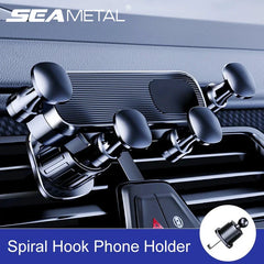 Stable Gravity Car Vent Phone Mount – Adjustable Telescopic Holder for 4.7–7 Inch Smartphones