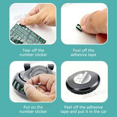 Head-Up Dashboard Phone Holder for Car – Anti-Slip Rubber 360° Rotation Navigation Mount