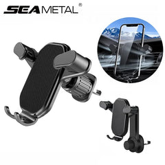 Gravity Lock Car Vent Phone Mount – One-Hand Operation 360° Adjustable Holder