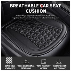 3D Breathable Car Seat Cover – Convex Design Heat Dissipation Sweatproof Universal Cushion