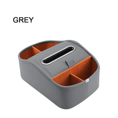 Multi-Functional Car Center Console Organizer – PU Leather Arm Rest Storage Box